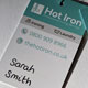 Hot Iron bag label.